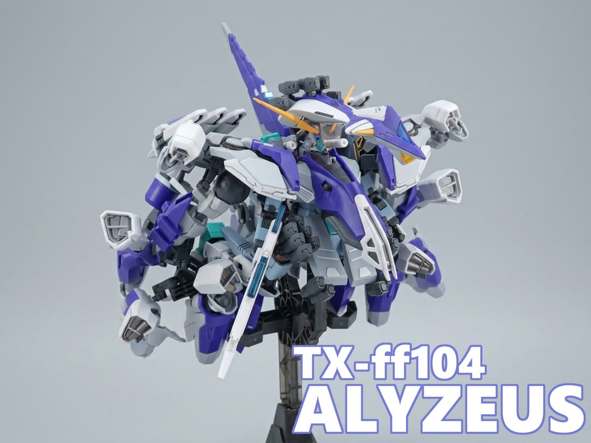 mqubeev3's tweet photo. HG アリュゼウス完成とします。
デカール貼る気力がありません😭 https://t.co/3d0GFKexlN
