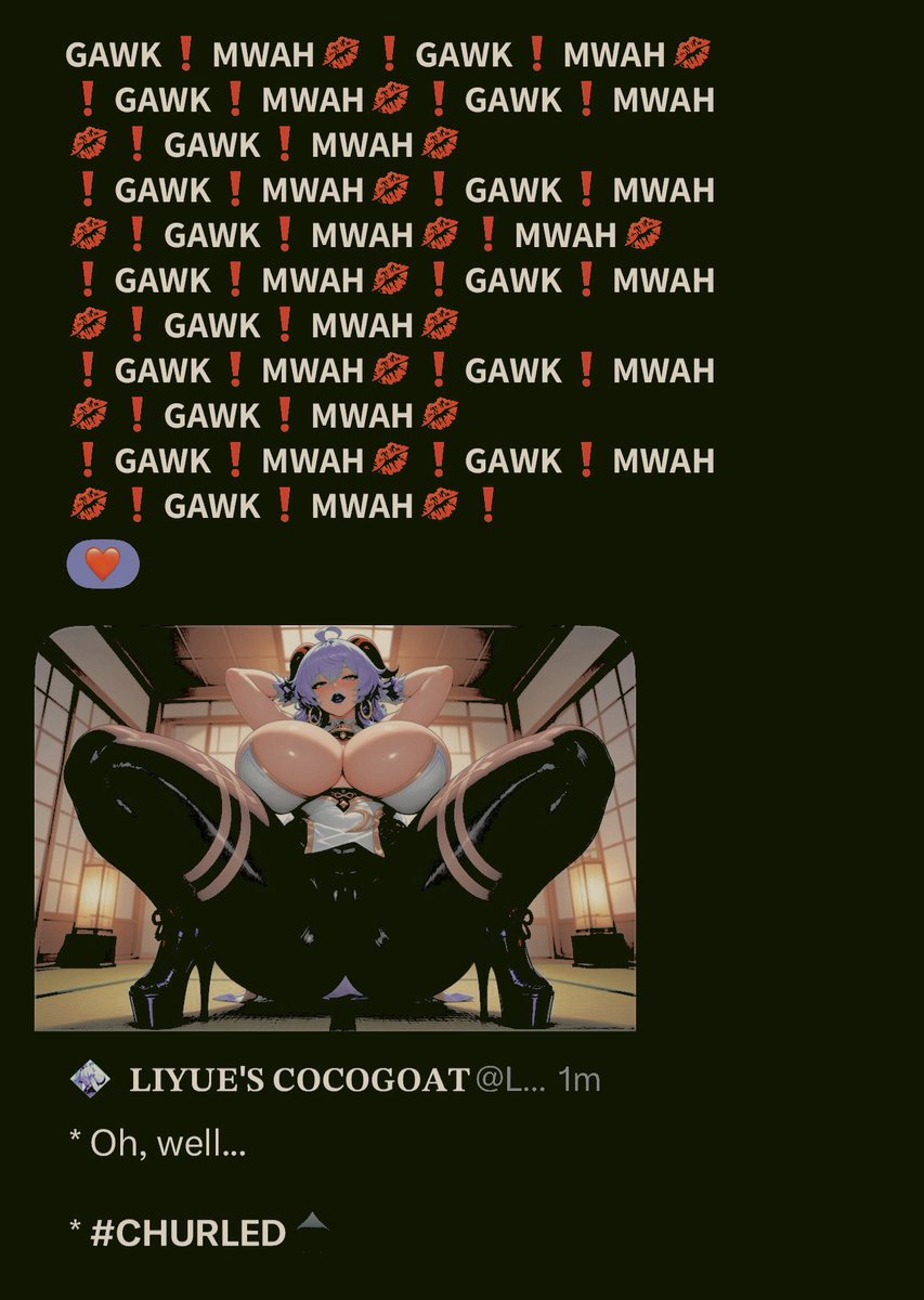 GE0BEAST's tweet photo. ⠀

⠀⠀⠀⠀⠀⠀debate is over. @LIYUESBIMBGOAT just need a short “talk” with the lil hung bastard to finally end her debate … churl or archons . Obviously, she chose 𝐂𝐇𝐔𝐑𝐋𝐒. 😇♠️ 

⠀ https://t.co/wif6ySHeBQ
