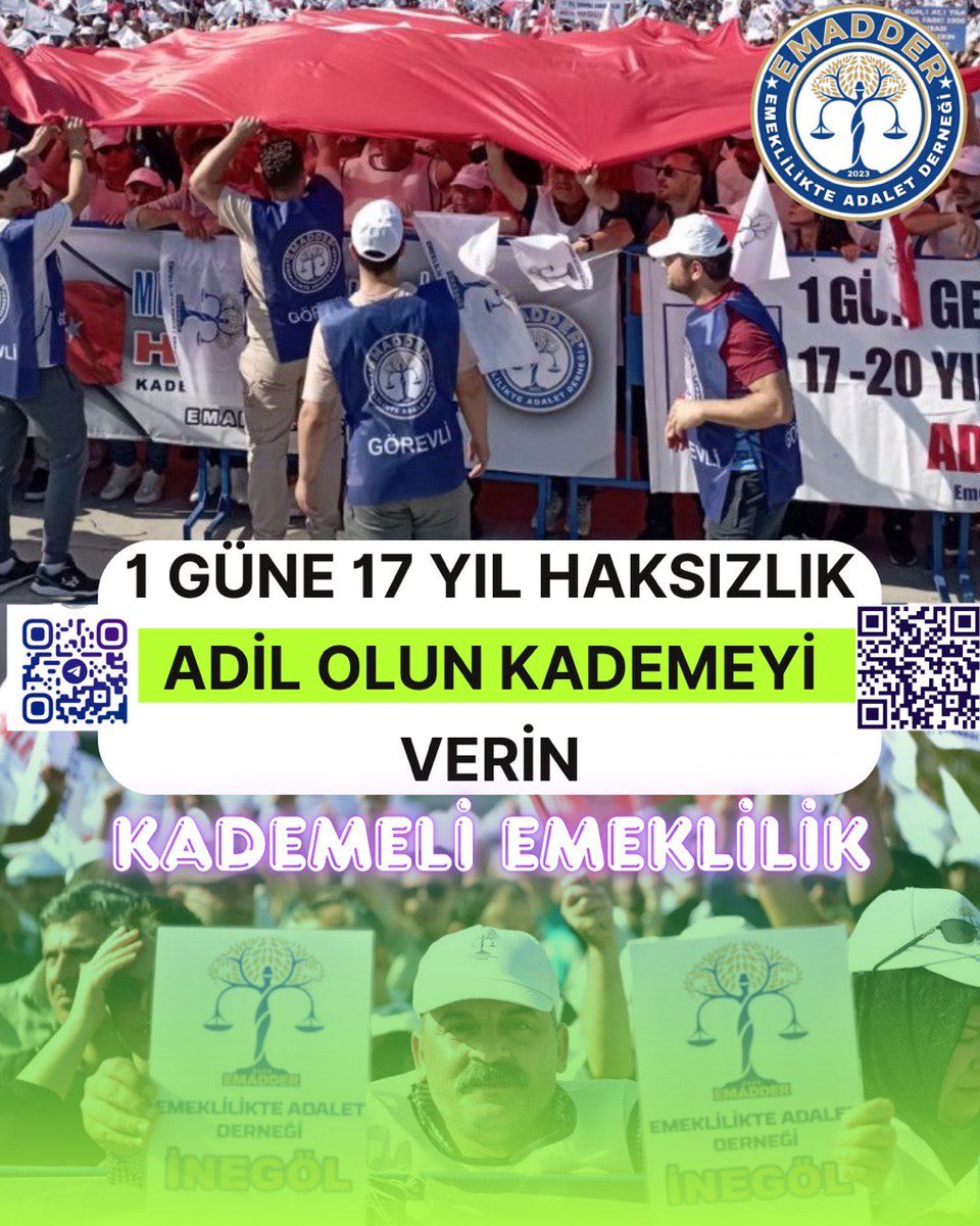 munlu184118's tweet photo. Bir gün farkla yıllarca emeklilik beklemek hangi adalete sığar? Emekçinin ömrü, bir tarih sınırına mahkûm edilemez!

Sayın Meclis, bu mağduriyeti artık görün!

@EmadDernegi
#KademeMeclisinİşi https://t.co/c3UHV5oOoM