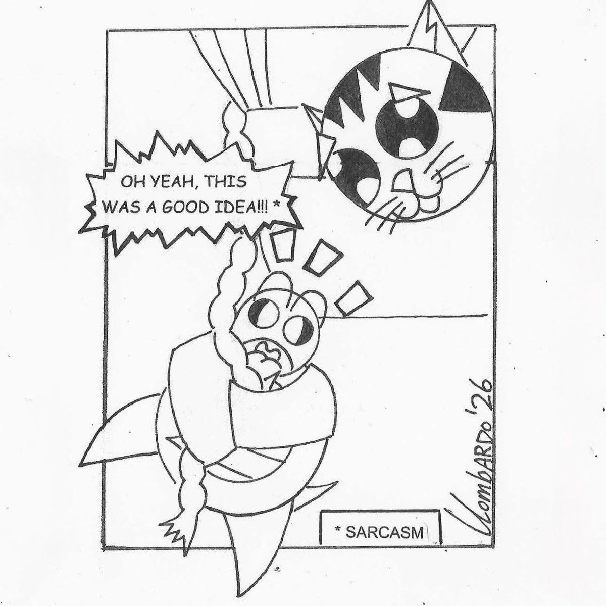 slap_comics's tweet photo. Bon Voyage
If you enjoy what I do, please support me on Ko-fi!
https://t.co/Y5tFtOxy1e
Also visit my Cafe Press store, click on the Link Tree
on my profile
https://t.co/OSBK4dDiBH
#hotairballon #adventure #catcartoons #catcomicstrip #comicstrips #comicstyle #comics #cartooning https://t.co/vjxSl0dAYh