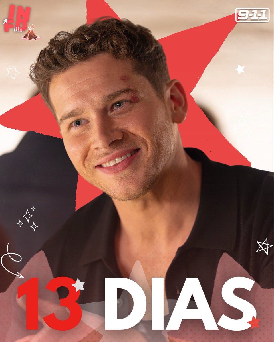 Info911Brasil's tweet photo. 🚨🌋 Faltam 13 DIAS para a estreia da 10ª temporada de #911onABC 🌟 https://t.co/QEb7t6M7w7