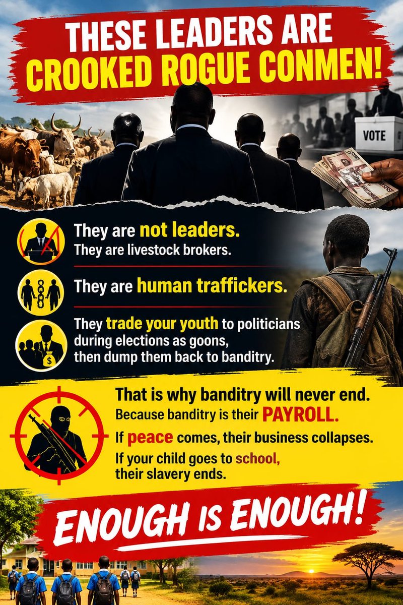 janetmamajelaa's tweet photo. Open your eyes!
#EnemiesOfOurOwnPeople #ExploitersForSurvival #OurElitesAreTheRealBandits https://t.co/9Gq3eaU8il