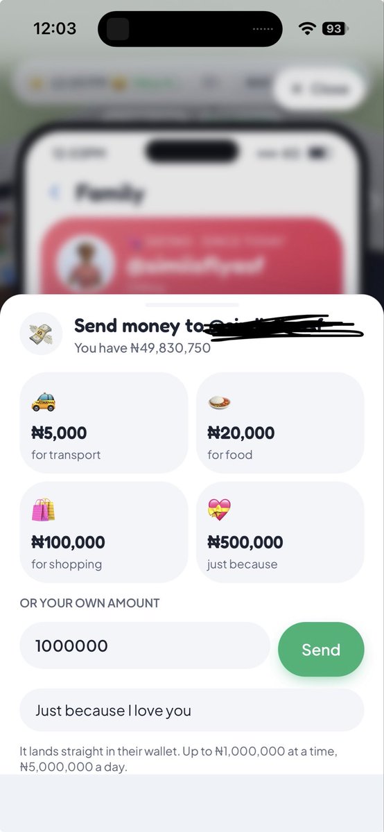 AfeMevhare's tweet photo. Sent my babe weekend money 🤭#IntentionalMan https://t.co/IpWQ5yfmgv