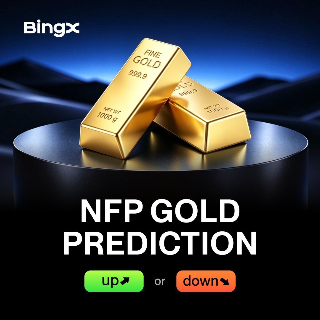 Zenvyro__'s tweet photo. NFP is almost here, and gold is one market I’m watching closely. Jobs data can trigger sharp moves when expectations are high. Curious to see where gold heads after the numbers. What’s your target? #BingXTradFi #NFP #Gold #Trading https://t.co/hozqxj3meh