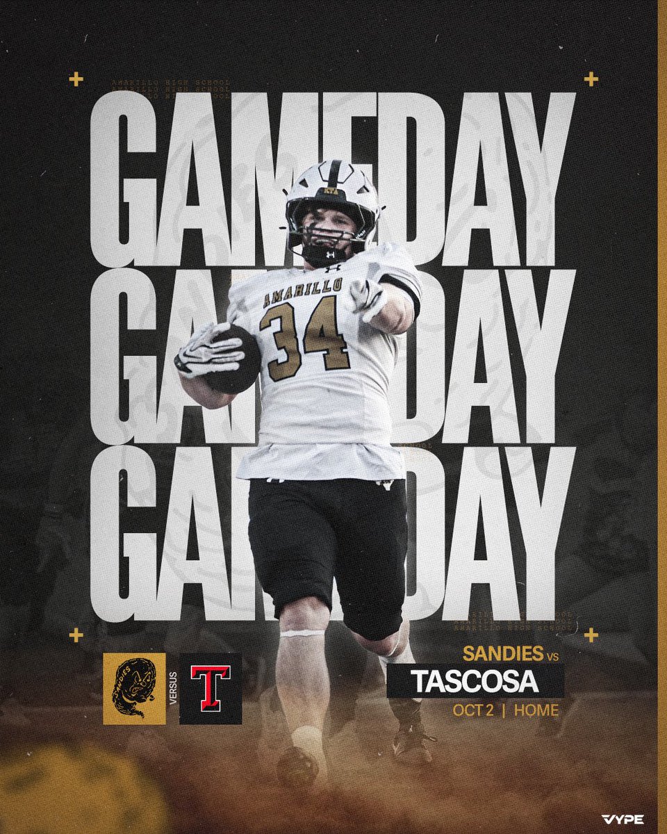 sandiefootball's tweet photo. It’s time. 

🆚 Tascosa 
📍 Dick Bivins 
📺 https://t.co/y9VUVeORDa

#KTA | #DCTEP https://t.co/sNpWe9UFjo