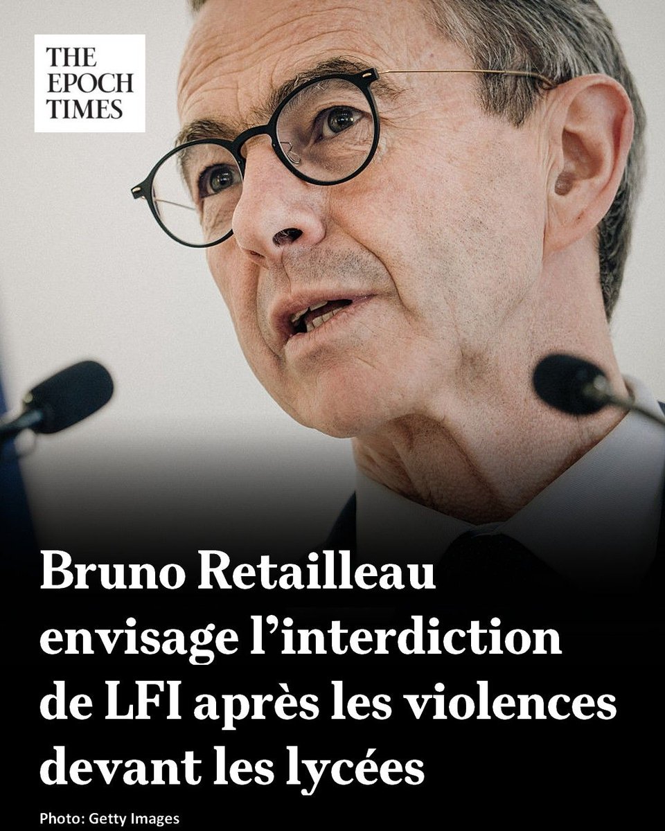 EpochTimesFR's tweet photo. Bruno Retailleau met en cause La France insoumise : https://t.co/RQUr5eonSZ https://t.co/TJEzoIHNNS