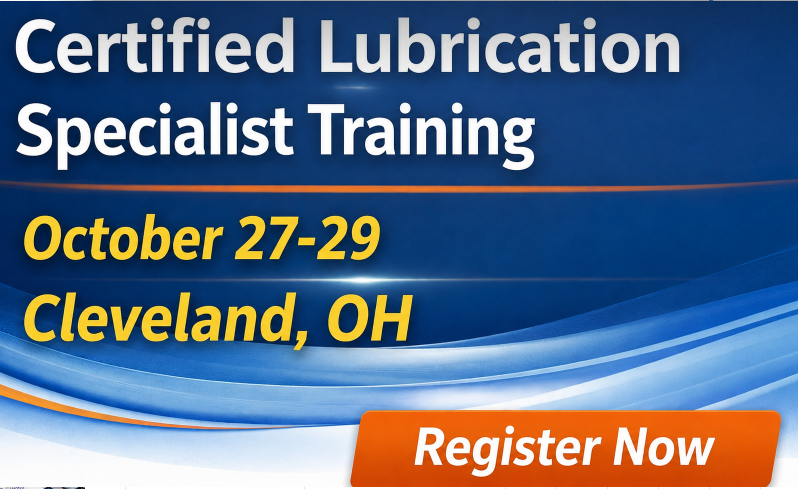 TESTOILAnalysis's tweet photo. Our Certified Lubrication Specialist (CLS) Training is coming to Cleveland, OH, October 27–29. The course prepares for the #STLE Certified Lubrication Specialist (CLS) certification exam👉 Click to take the Certification Pre-Assessment: https://t.co/KMygEubHRp #Reliability https://t.co/XZ0oeB6EUy