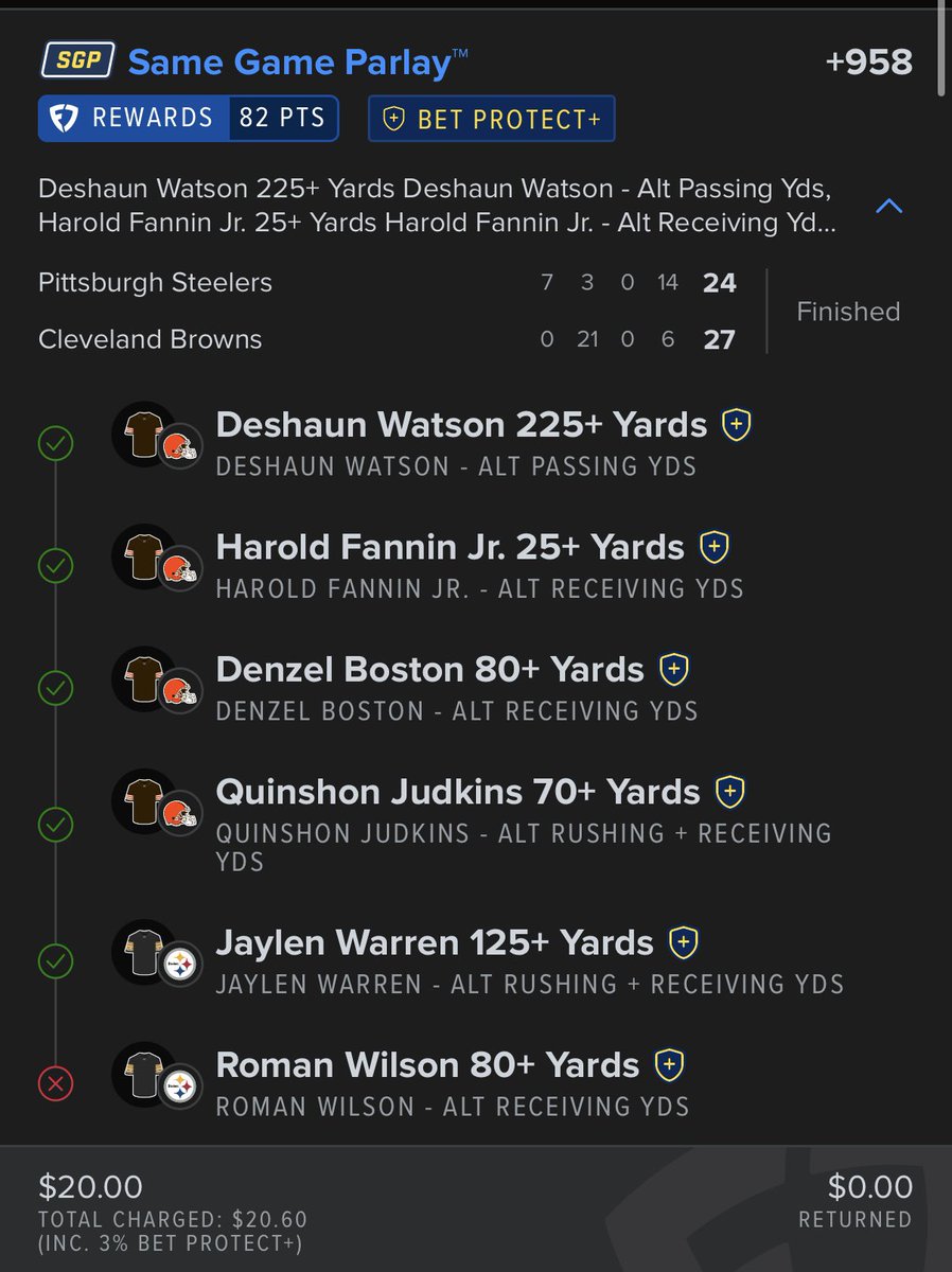 Breezo_EATSQ's tweet photo. @FanDuel_Support Roman Wilson should be covered by injury protection https://t.co/2dzjbCtSSW