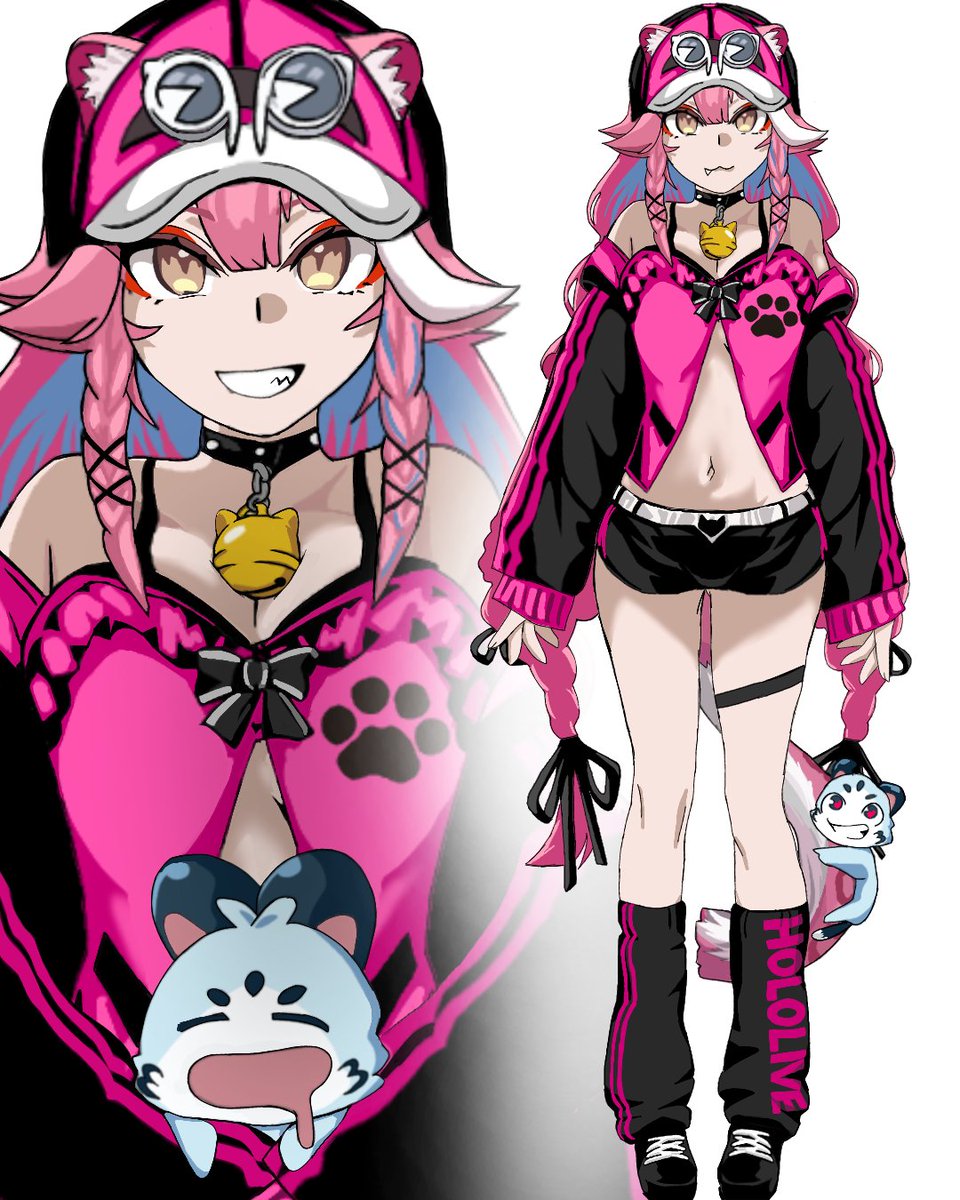 GakushaJP_321's tweet photo. I've come up with another prediction for the new outfit. 🌈 #CasualRao #RaorArt https://t.co/suCDvaSkuL
