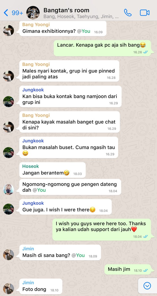 micasa95_'s tweet photo. keadaan grup chat https://t.co/tz1dw8rbPQ