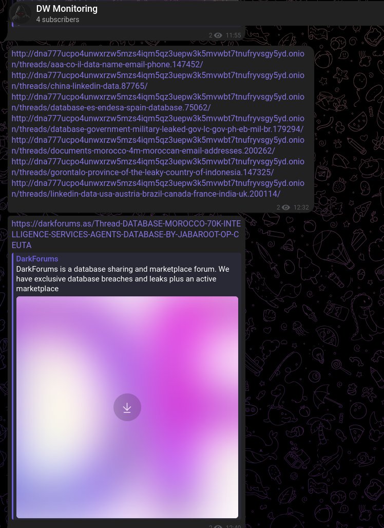 ParanoidS3c's tweet photo. I have updated my Dark Web monitoring bot, and now it have more URLs to look for.

Stay alert! https://t.co/ufFrjOKhjB