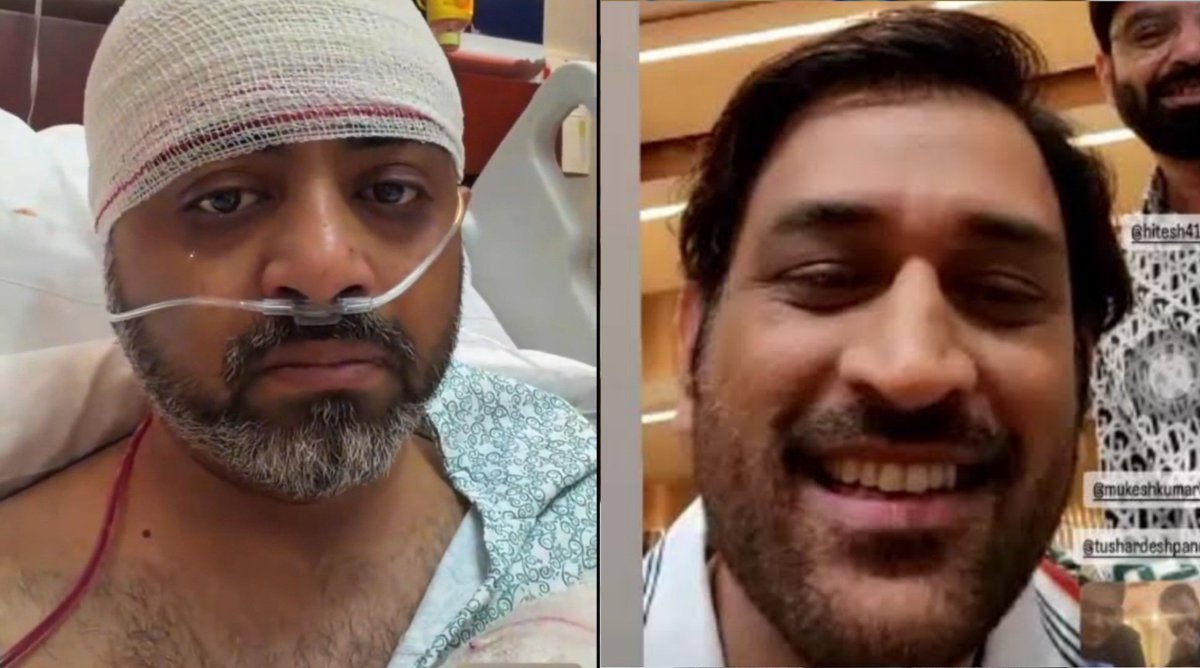 WhistlePoduCsk7's tweet photo. "I never thought I’d get the chance to speak with you,” says an emotional Captain Smit machchhar on video call with MS Dhoni 

According to sources: Thala played major role in plane highjack 🚨🚨🚑 https://t.co/1Vzq9E3rfI