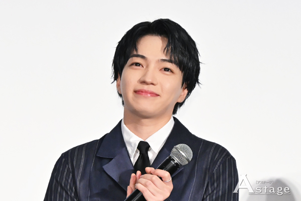 astage_ent's tweet photo. 【CINEMA】なにわ男子・西畑大吾 の切なる願いは「どんだけ食べて飲んでも太らない、むくまない体質！」
らなちゃんコールにアシストも❣️「今度うちのライブに一緒に出よう！」 ✨
映画『時給三〇〇円の死神』初日舞台挨拶🎬

▶️https://t.co/av2kq6qAk1

#映画時給300円の死神 #西畑大吾 #福本莉子 https://t.co/YIfNr6muN3