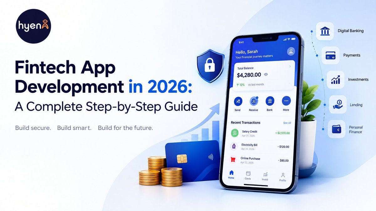 Saipriyareddii's tweet photo. 💳 Planning to build a FinTech app in 2026? 

Discover the key development costs, essential features, and factors that shape your budget.

🔗 Read more: https://t.co/kgrlDXh7h9
📞 +1-571-723-0339 | 📧 sales@hyena.ai

#FinTech #FinTechAppDevelopment #AIinFinTech https://t.co/BmmjdOoosy