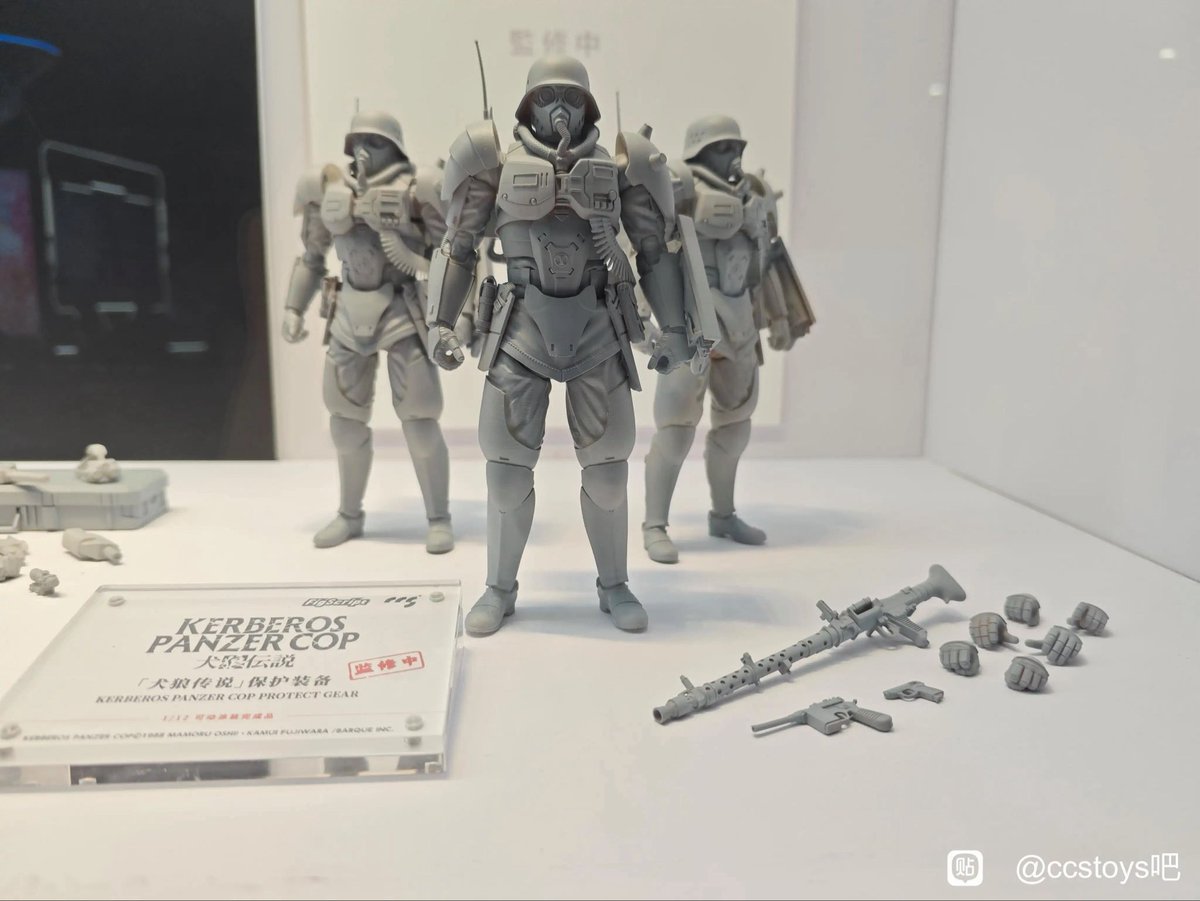UniverseChew's tweet photo. CCSTOYS 1/12 Kerberos Panzer Cop https://t.co/D9wEIcyi1p