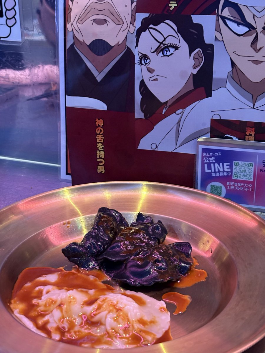 egyptebi's tweet photo. 母子焗鵪鶉 羊の脳みその茶碗蒸し 韓執水晶麺おいしかった！ お土産の大谷と帰り道何度も目が合う #鉄鍋のジャン米とサーカス https://t.co/AcALx3uS0x