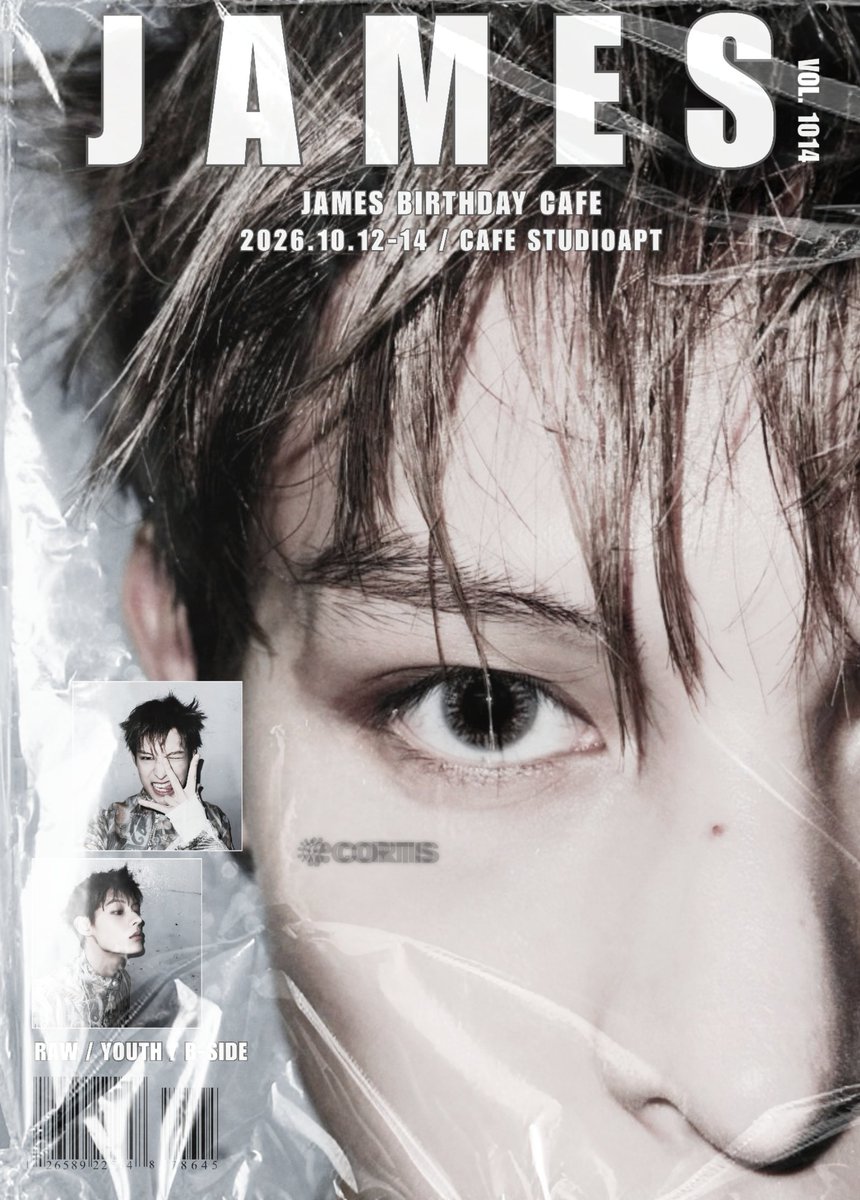 james_hbd26's tweet photo. ─ ⋆⋅☆⋅⋆  ✦˚₊‧₊˚✦⋆⋅☆⋅⋆─

🖤JAMES BIRTHDAY CAFE🖤

2026.10.12 - 10.14 (월, 화, 수)
11:00 - 21:00
카페 스튜디오앱트

#RAW_ARCHIVE_JAMES
#제임스생일카페 #제임스 #JAMES #코르티스 #CORTIS

#RT 추첨 한 분께 생카 특전 풀세트, 온더락잔, 틴케이스, 자수명찰을 보내드립니다! https://t.co/tdup2wStFd