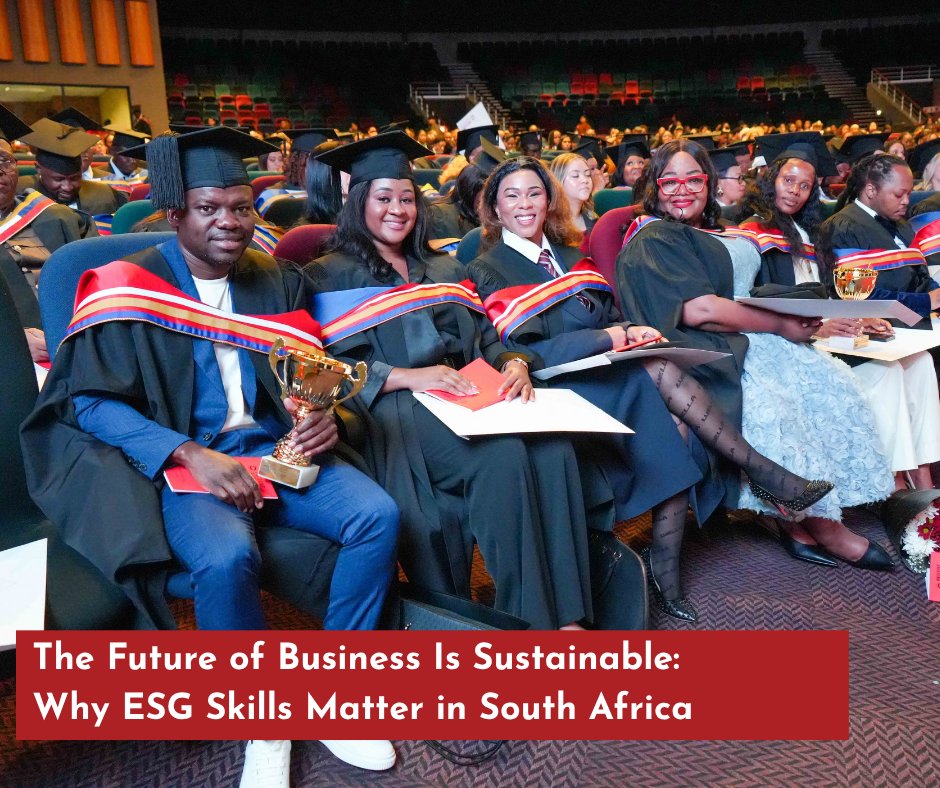 REGENT_BSchool's tweet photo. Are tomorrow’s business leaders ready for an ESG driven economy?
Sustainability, governance and responsible growth are reshaping the skills businesses need in SA.
Read more: https://t.co/r1rY6nHtiW
#TeachingDifferently #RegentBusinessSchool #ThoughtLeadershipThursdays https://t.co/gbUxQ2W4SW