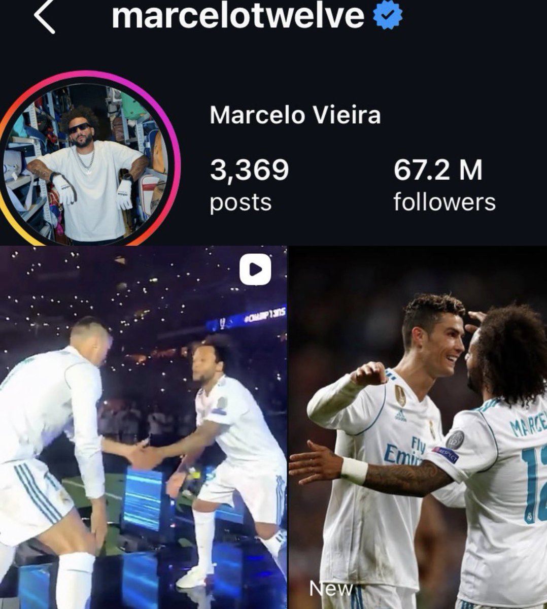 totalcristiano's tweet photo. Marcelo’s last two posts. 🥲🤍 https://t.co/VRUu3zvqe7