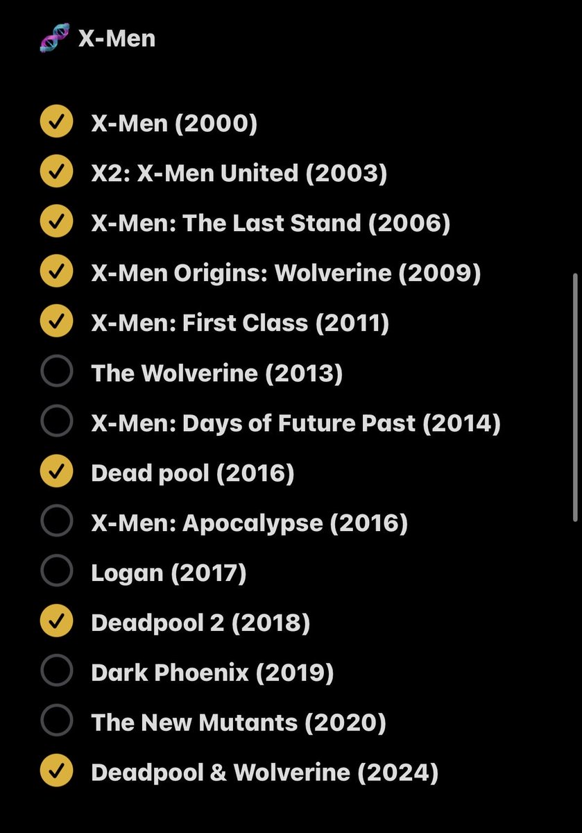 saro__28's tweet photo. Gotta watch every xmen movie before doomsday https://t.co/UYkazzEez8