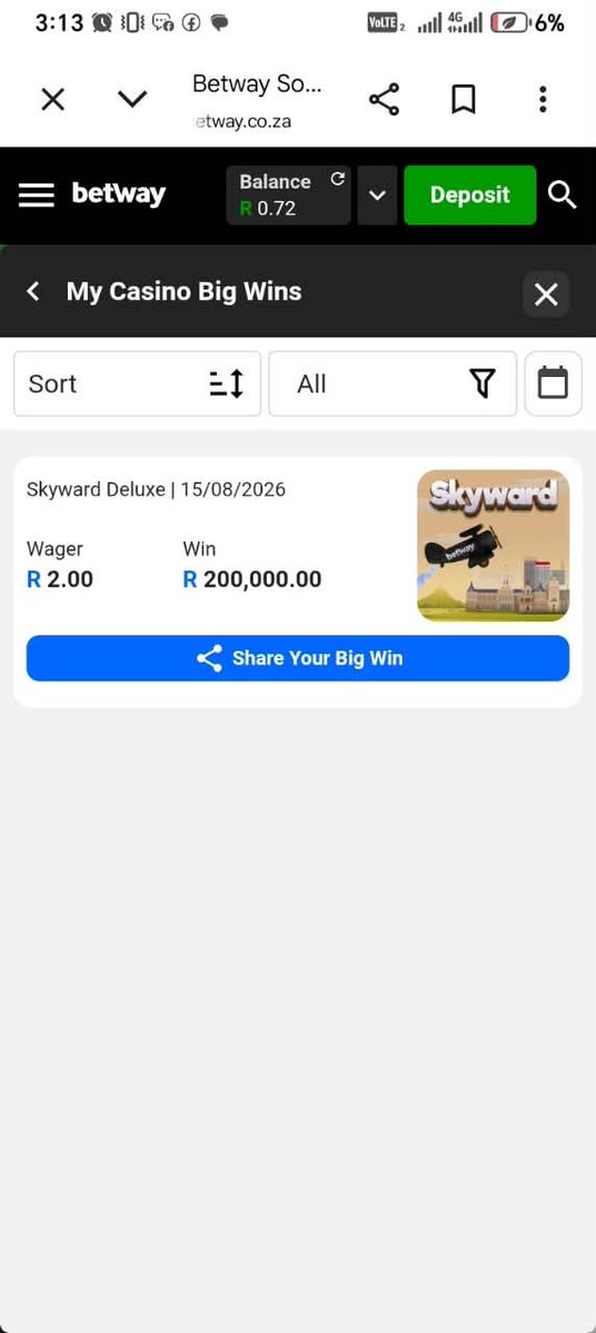 DaLeMa_ZA's tweet photo. Hey @betway @Betway_za is this how you treat player?
R197000.00 has disappeared on players credit account. You have been ignoring the player since August 2026 and you don't care, because you don't want to pay up. https://t.co/oPCkErzD7s