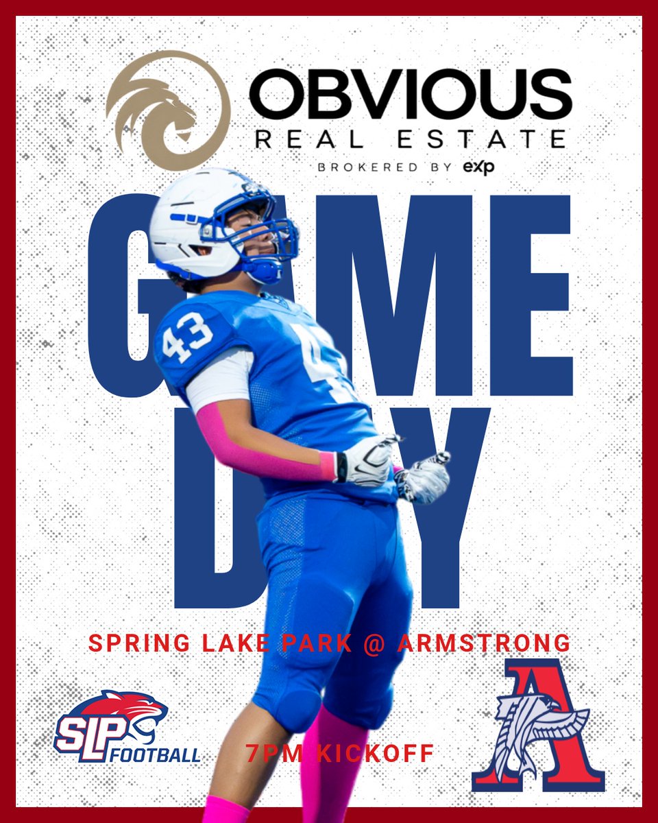 SLPPantherFB's tweet photo. BIG ROAD GAME as the Panthers head to undefeated Armstrong tonight!

📍 https://t.co/IMv63rAl0T
⏰ 7pm Kickoff
🎟️ https://t.co/IMv63rAl0T https://t.co/c3jsnNfFVs