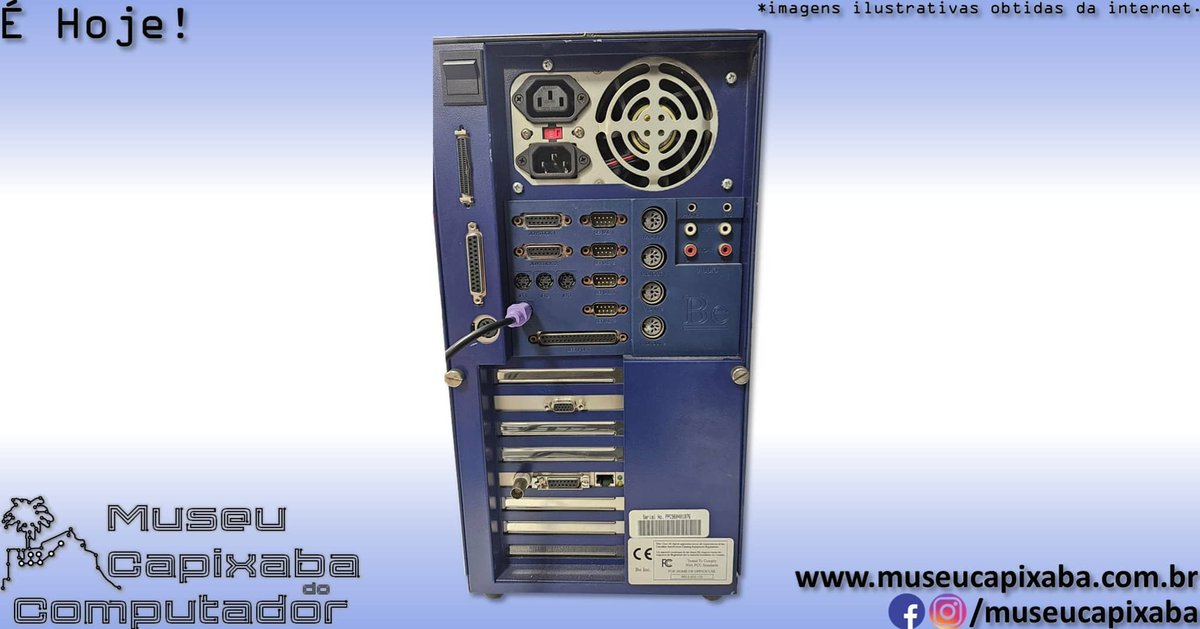 museucapixaba's tweet photo. É hoje! O microcomputador BeBox de 1995.
+em https://t.co/LP0m25wEUQ
#MuseuCapixaba #mcc #éhoje #museu #Geek #ES #BeInc #BeLabs #BeMachine #BeBox #BeOS #Blinkenlights #JeanLouisGassée #SteveSakoman #PowerPC #Multimídia #smp #Multitasking #ATTHobbit #Haiku #MacOS #NeXT #OpenBeOS https://t.co/U35GMJwjAp