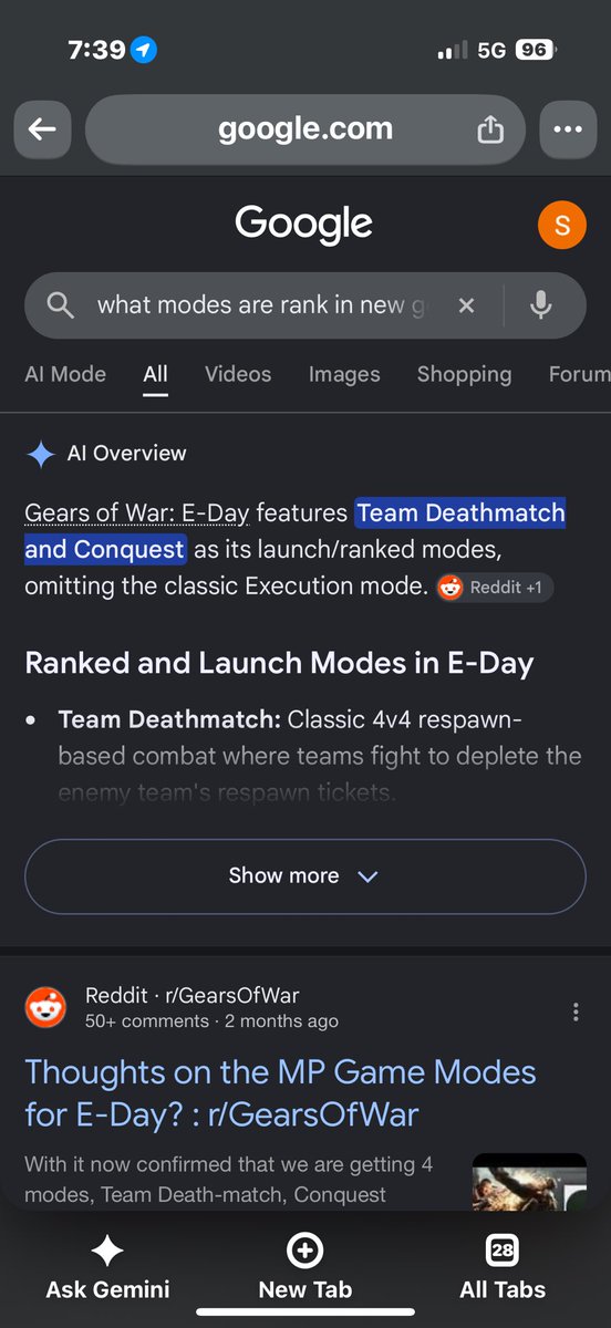 OvErKiLL_G's tweet photo. Im sure im in the minority here but is anyone else sad they didnt add execution... https://t.co/WNRQWaYeCQ