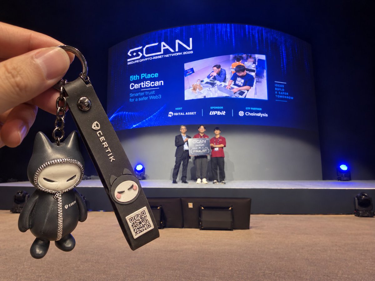 xy9301's tweet photo. Proud to share that our team, CertiScan, representing @CertiK , finished in 5th place🏆

Thanks to the organizers, fellow participants, and our teammates for making this a great experience

Huge thanks to the codex, gpt 6 sol, gpt 5.6 sol, claude opus and Tibo reset🤣🤣
no thanks to the deepseek😭
#SCAN2026