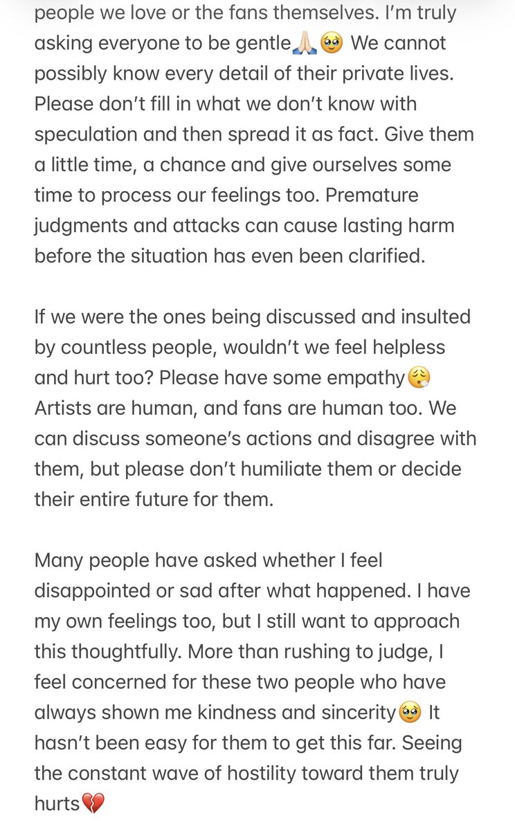 siyi0621's tweet photo. 🥺🙏🏻请容许我用中、英、泰三种语言，分享一些关于ShellyPundao 这次事件的个人感受。原本想保持沉默，但近期部分留言与攻击，确实给我带来了困扰，所以还是决定说出自己的想法，作为Teddies的心声🥺🤍

Please allow me use 3 languages to speak out my opinion

#shellypundao #shellybenda #pundao https://t.co/acR5Nl4bIp