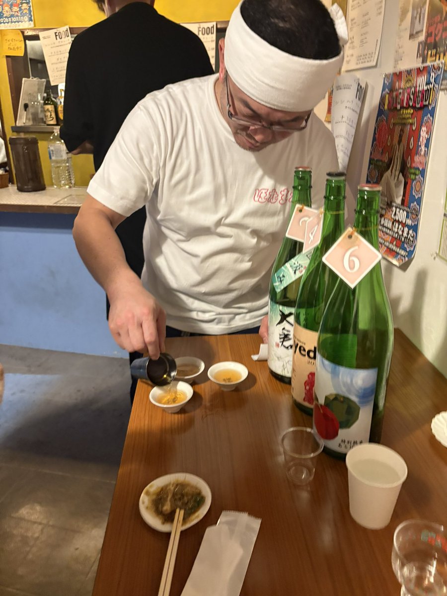 pothos20110907's tweet photo. 昨日の日本酒ゴーアラウンド大阪2026の7軒目 https://t.co/YJzi1E6kgc