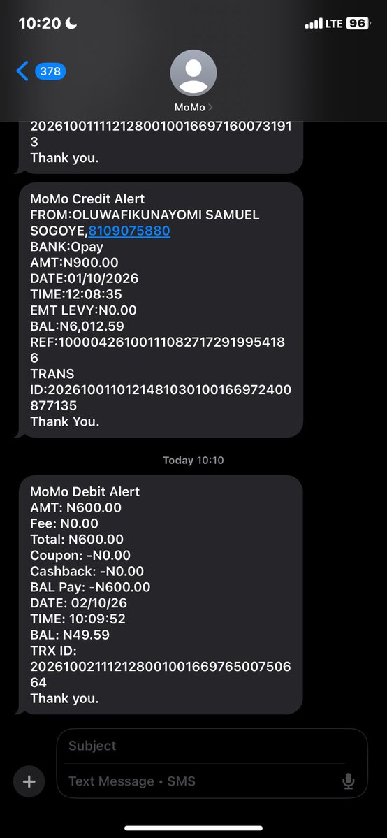 Iceblock1264's tweet photo. @MoMo_PSB Please I need help on this @MoMo_PSB 
I don’t know how my 5400 disappeared without any alert or means of transferring https://t.co/jARoEeNN5r