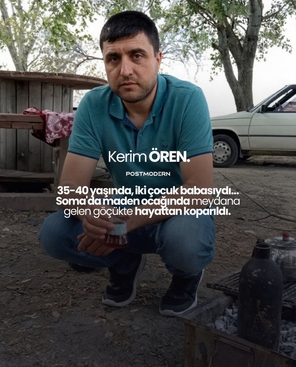 bestfuckinav's tweet photo. — Kerim Ören • 35–40 yaşında, iki çocuk babasıydı… Soma’da maden ocağında meydana gelen göçükte hayattan koparıldı.

(İSİG Meclisi) https://t.co/6AY5m21yuV