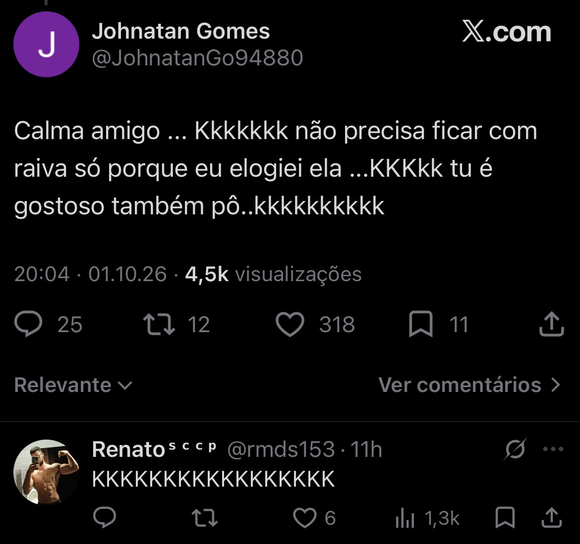H4NTAS3RO's tweet photo. VAI SE FUDER KKKKKKKKKKKIIKKKKKKK ESSA REDE É DE GRAÇAAAAA https://t.co/X1KUk0uOGD