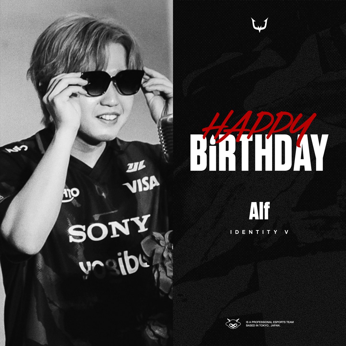 RC_REJECT's tweet photo. ＼ 🎉HAPPY BIRTHDAY🎉／

Alf @Alf_1_

IJL史上初、ハンター・サバイバーの両陣営で優勝した二刀流👑
今年こそ悲願のCOA王座へ。

素敵な一年になりますように🪄 https://t.co/qQU3Afie3X