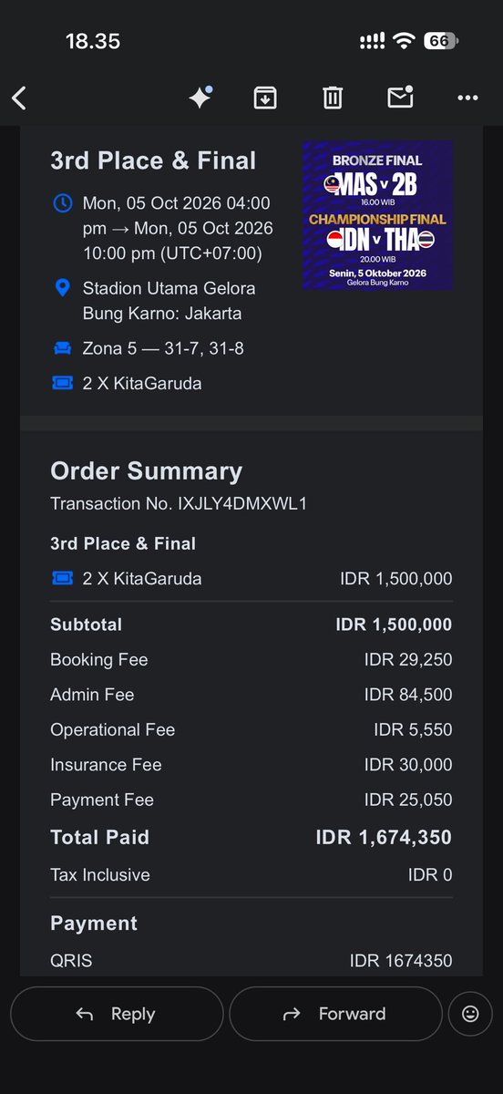 vincenttp's tweet photo. WTS tiket final timnas. https://t.co/l1t6xbjCPG