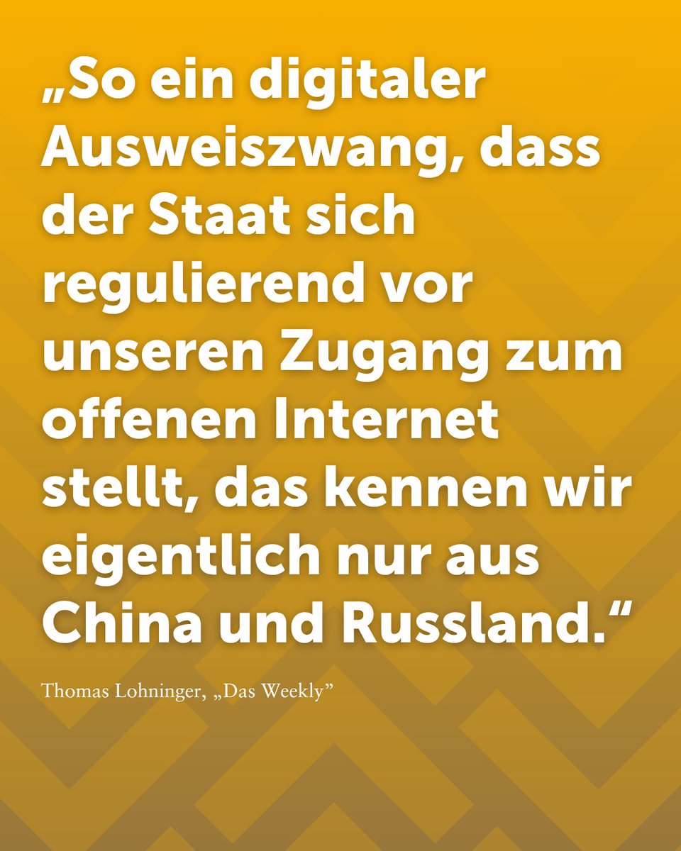 AgendaAustria's tweet photo. Das geplant Social-Media-Verbot für Kinder und Jugendliche birgt eine gefährliche Nebenwirkung:

Die Ausweispflicht im Internet. Social-Media-Plattformen oder Pornoseiten sind zukünftig nur noch für Menschen zugänglich, die sich über die ID Austria eine Altersfreigabe holen. 

Weiß der Staat somit in Zukunft, was wir im Internet treiben? Diese und viele andere Fragen besprechen wir in der aktuellen Folge von Das Weekly mit Thomas Lohninger von @epicenter_works. 

Jetzt überall, wo es Podcasts gibt.