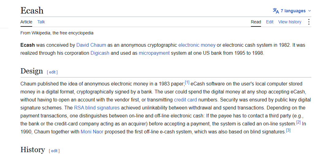 RichtoPoor_rh's tweet photo. why we forgetting The first ever Currency created for World Wide Web! Its named E-cash! and its considered The first Internet Currency Ever! It was made in 1996 and bitcoin is Made from this exact Currency!

https://t.co/Adtsn6UsFw

this currency was used for all of the Internet Buying and Selling Before Crypto was even a Thing lets train a Ai model on this CASH so currency can Come to life once again!
