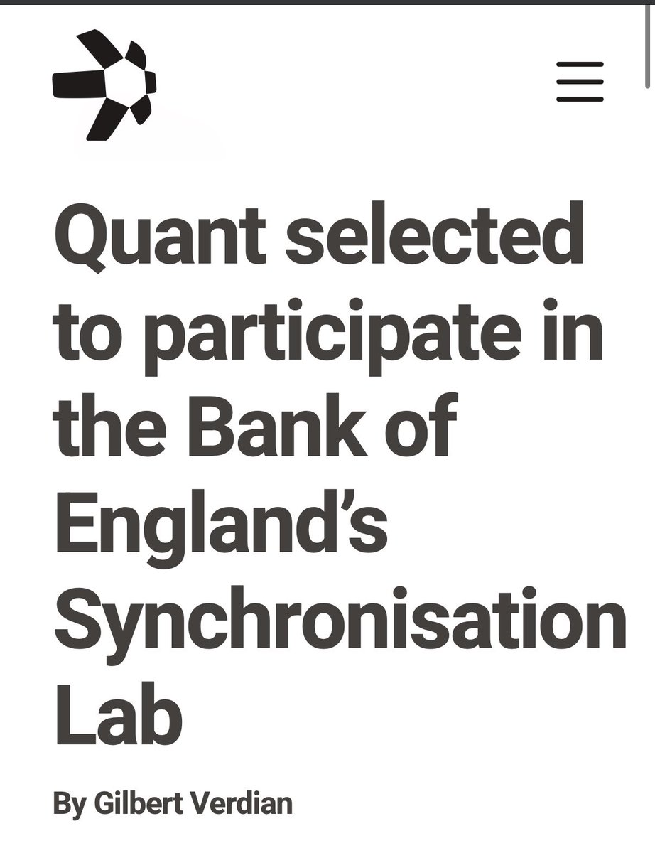 SanNL11's tweet photo. Just take a look at the FA of QNT 🏛️

Besides bagging the largest US 🇺🇸banking network, here’s what Quant accomplished just last year⬇️⬇️

And there’s much unknown

None of these networks are live yet, but they will launching in the coming years✅

We’re in the pre-game phase…🤝