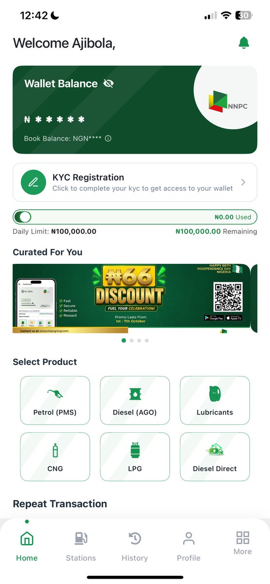 Haji_D1's tweet photo. @nnpclimited @NNPC_Retail All tasks done โ
@NNPC_Retail @nnpclimited
#NNPCRetailApp. https://t.co/xNGhDuBbu9