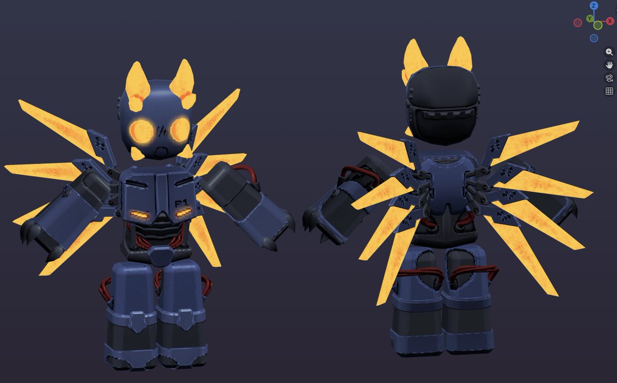 jaidensleeps's tweet photo. and guess who got to model it!

i bought plasticity a month or so ago and i finally got to use it to make the high and 50% of the low poly for this, love it!

(COMING SOON TO A REGRETEVATOR NEAR YOU!)
#plasticity #substancepainter #robloxdev #regretevator https://t.co/w4fwXI6Dr0