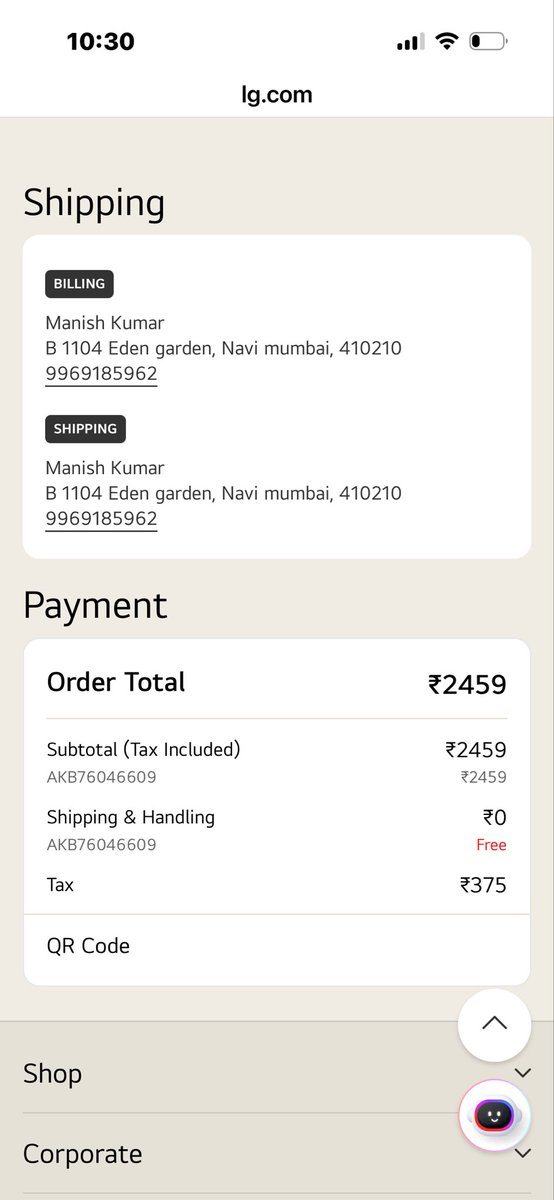 manishkumarlic's tweet photo. @LGIndia @LGE_Global #LG not expected from LG.Purchased Remote from online store. Without delivering it was marked as delivered in system. Customer care is worthless. Mail is not replied. Repenting why I switched from @Sony to @LGIndia . https://t.co/1voTqMZs70
