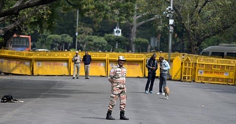 AskTheNerve's tweet photo. Jantar Mantar remains heavily sealed. Protesters and leaders have said they will continue the “fight for democracy” and that the agitation will go on through peaceful means. Similar protests were also reported in Mumbai.#JantarMantar https://t.co/IK9glHQmRo