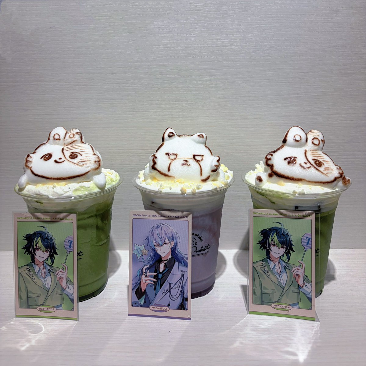___12350___'s tweet photo. 最近おすすめで見かけるラテアート屋さん、Latte Pocketさん行ってきた〰️❕

たうんたち、かぁいすぎて食べちゃった͈ᴗ̀ ̫ᴗ�� ͈

 #見ないか伊波 https://t.co/FSmUAfc51C
