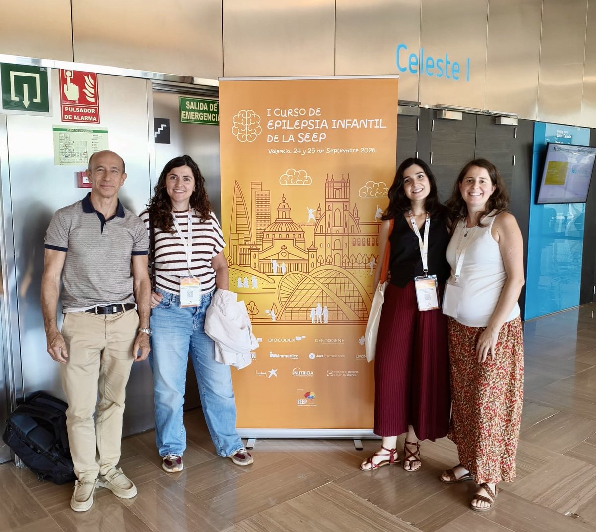 senep_es's tweet photo. 📸 Miembros de la @senep_es en el I Curso de Epilepsia Infantil de la SEEP.
Formarse y participar en sociedades científicas conecta profesionales, impulsa la investigación y fortalece la atención.
🔗 https://t.co/XjGEQ9njhJ
#SENEP #EpilepsiaInfantil https://t.co/dJbke8hMSv