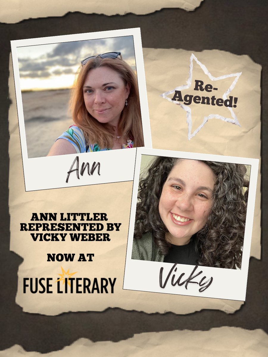 annlittler's tweet photo. Such a great agent I signed with her twice 🎉

I am thrilled to announce that I am once again represented by Vicky Weber @vickyweberbooks, this time at Fuse Literary. https://t.co/W9WfydtTob