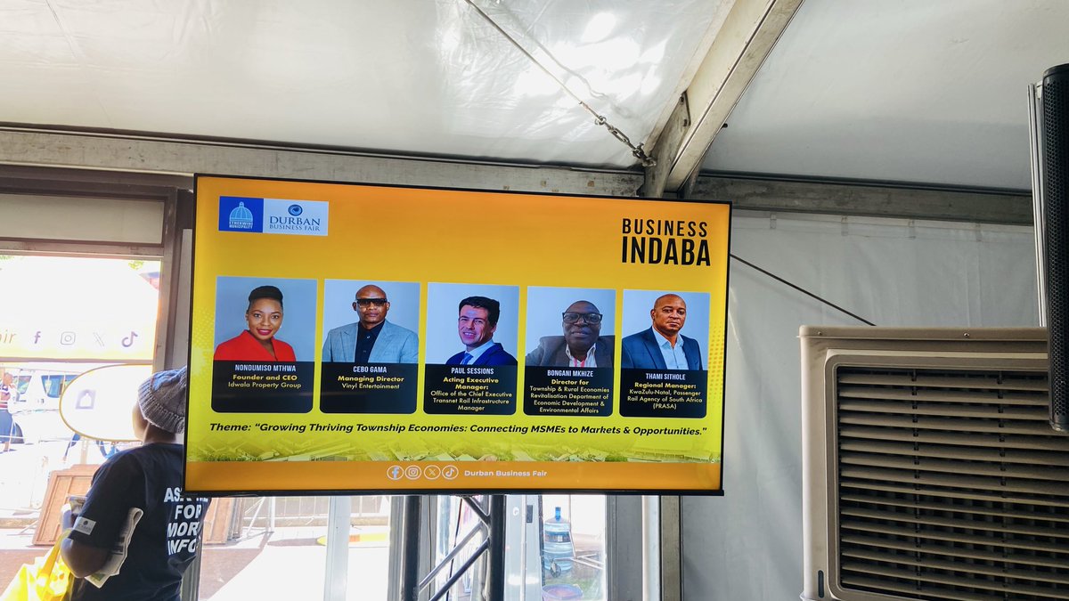 Samkelisiw22070's tweet photo. At Durban Business Fair, artisans turn leather and beads into livelihoods. The Indaba theme says it all, “Connecting MSMEs to Markets &amp; Opportunities”.

Access to markets is access to justice.

#TownshipEconomies #DurbanBusinessFair2026 https://t.co/MHZ4XzH2uw