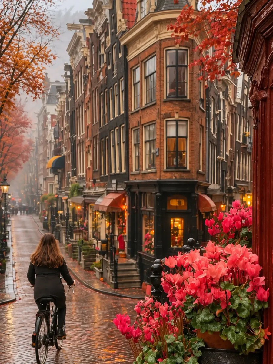 earthserenityy's tweet photo. Autumn in Amsterdam https://t.co/QBvVi2OFb5