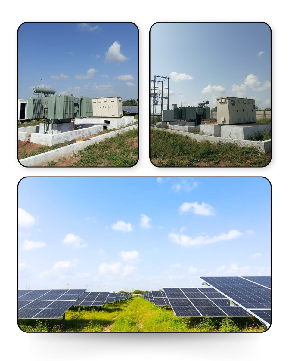 greenpilloffc's tweet photo. ⚡ Commissioned: 2.60 MW DC / 2.15 MW AC Captive Solar Project for Goyal Salt in Desalpar, Kachchh, Gujarat!

🌐 https://t.co/1JpgQWsDAc

#SolarEnergy #CaptiveSolar #SolarEPC #CleanTech #Gujarat #Greenpill https://t.co/DHsxh93D4b