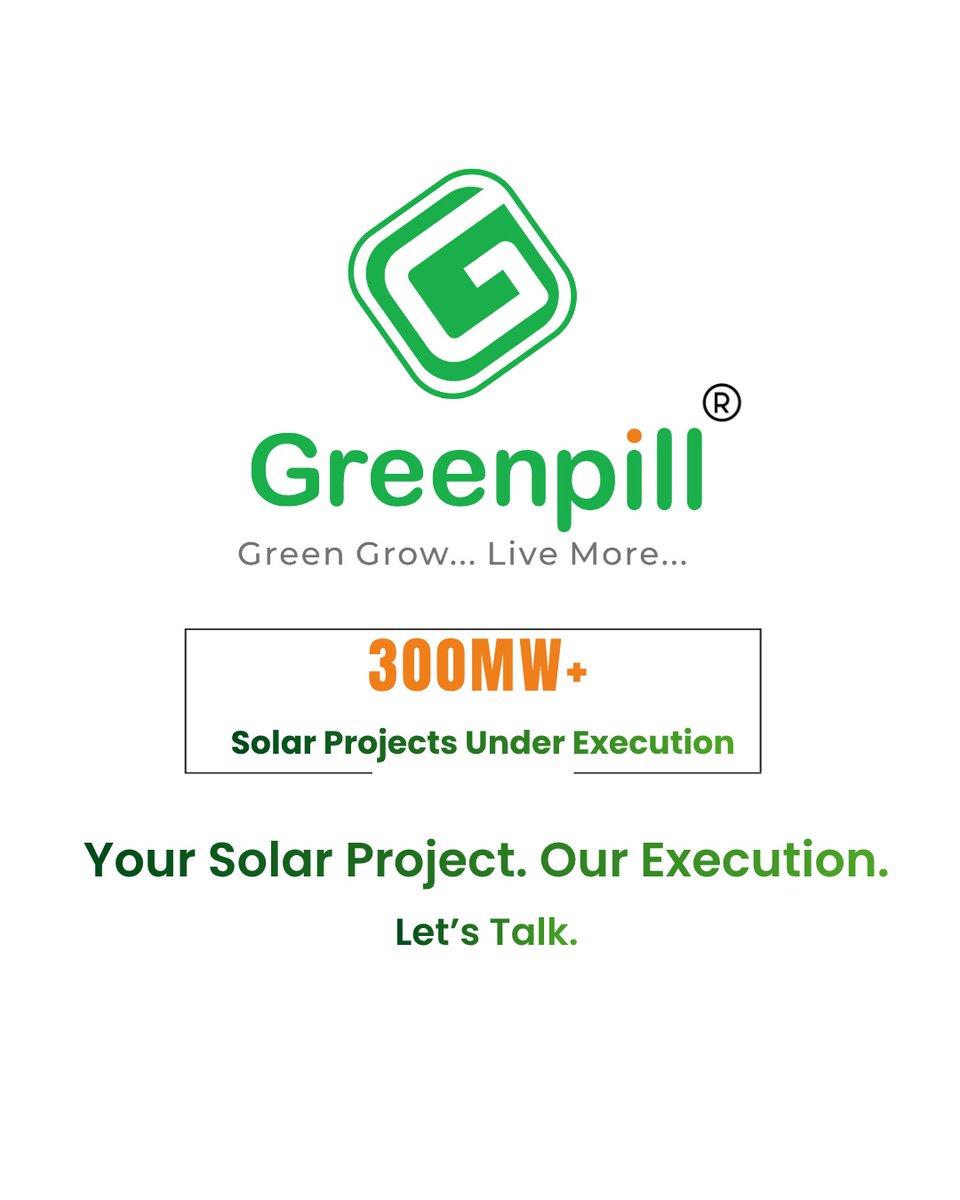 greenpilloffc's tweet photo. ⚡ Commissioned: 2.60 MW DC / 2.15 MW AC Captive Solar Project for Goyal Salt in Desalpar, Kachchh, Gujarat!

🌐 https://t.co/1JpgQWsDAc

#SolarEnergy #CaptiveSolar #SolarEPC #CleanTech #Gujarat #Greenpill https://t.co/DHsxh93D4b